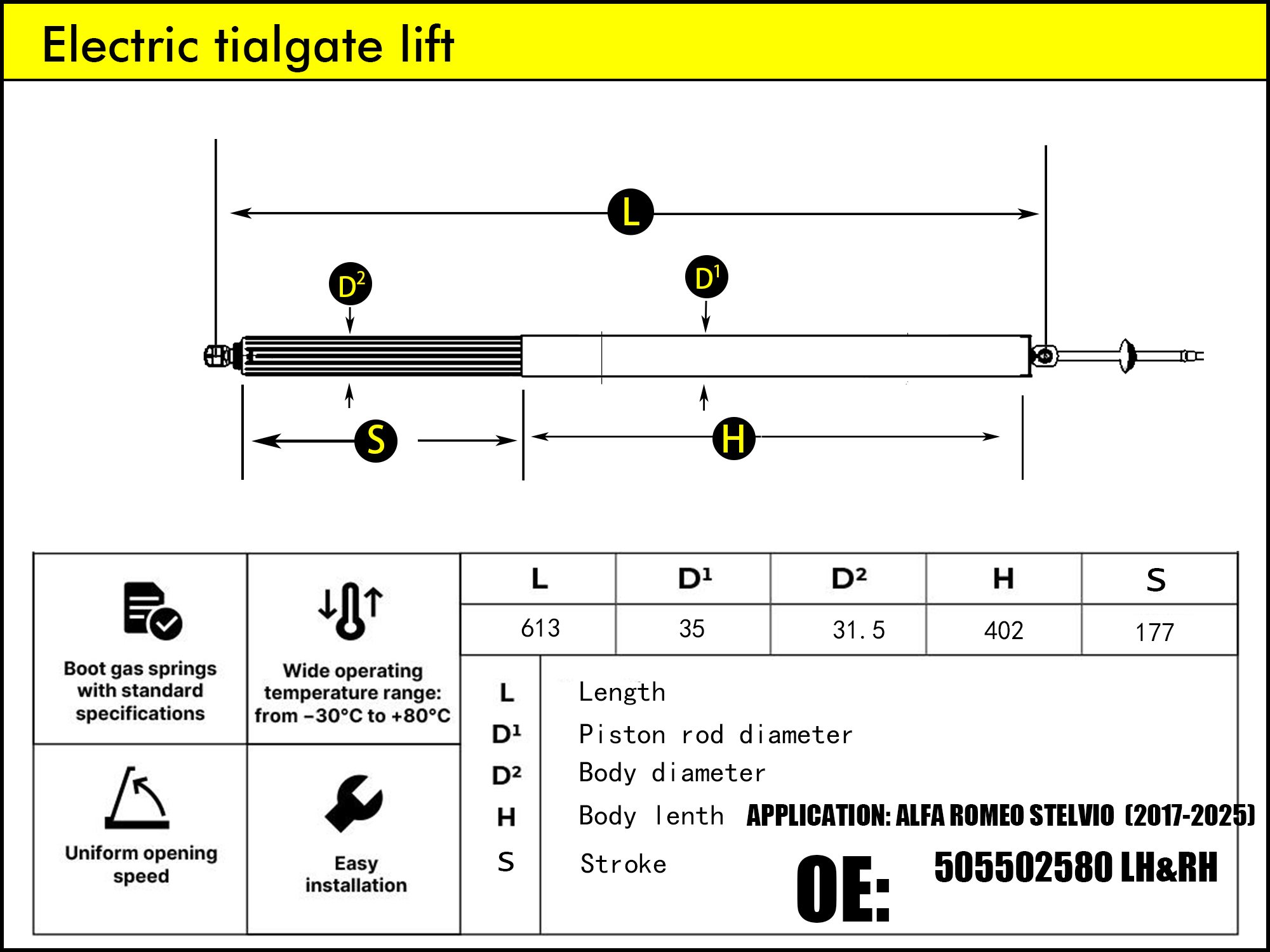 HL2394-Alfa Romeo Stelvio I 494 LH/RH（2017-2025）
