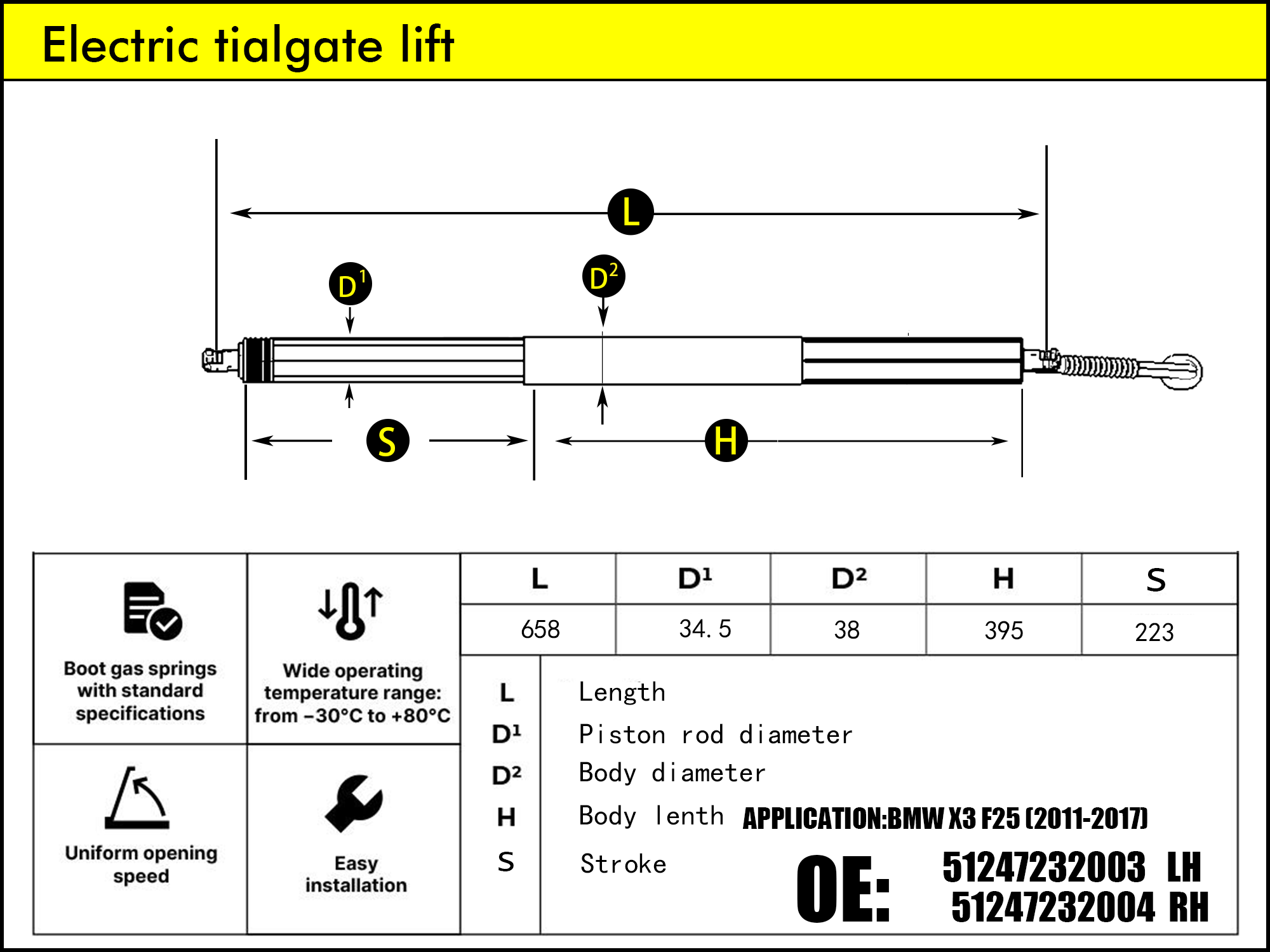HL2013-BMW X3 F25 LH（2010-2017）
