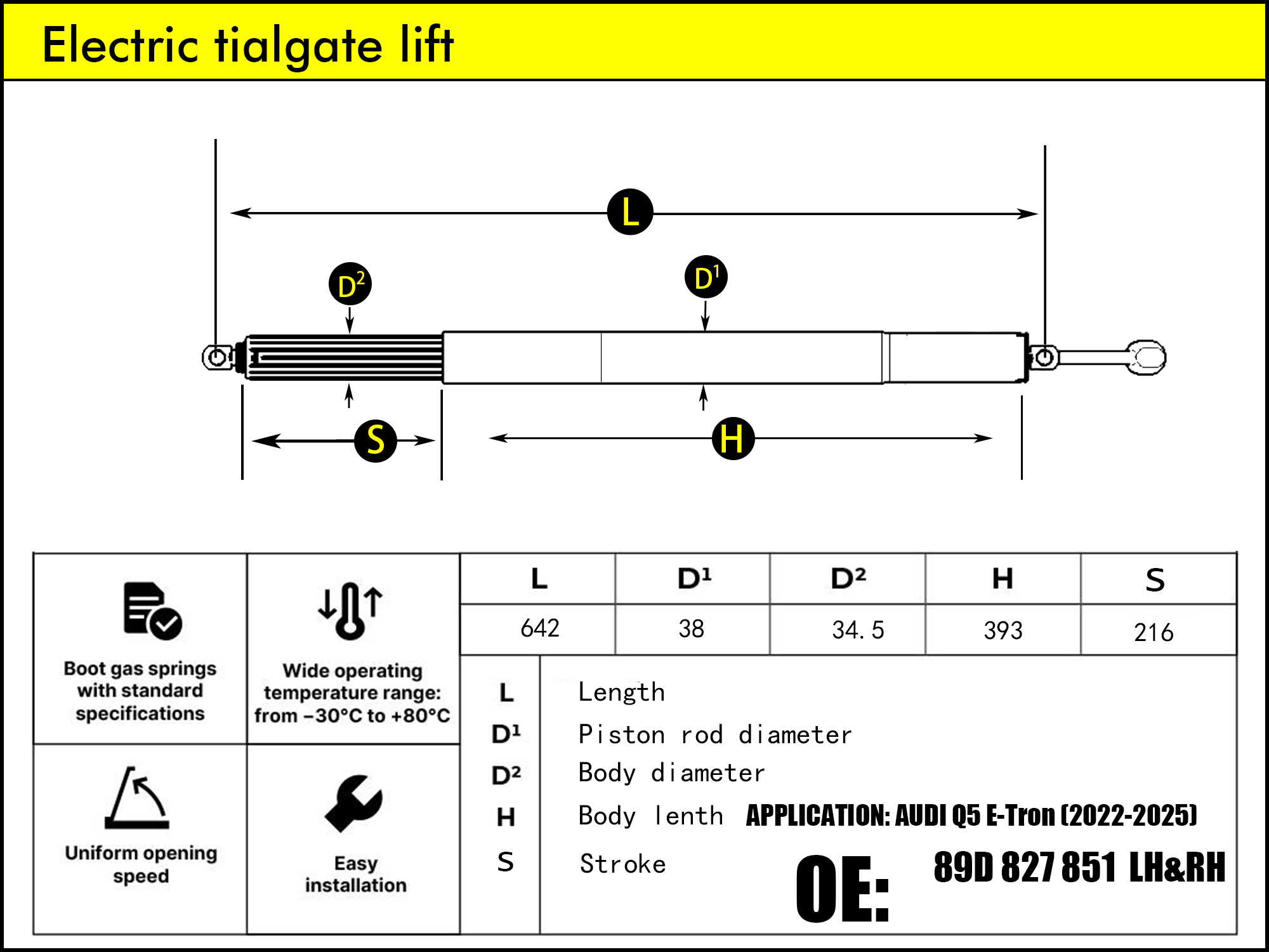 HL2252-AUDI Q5 e-tron LH/RH（2022-....）
