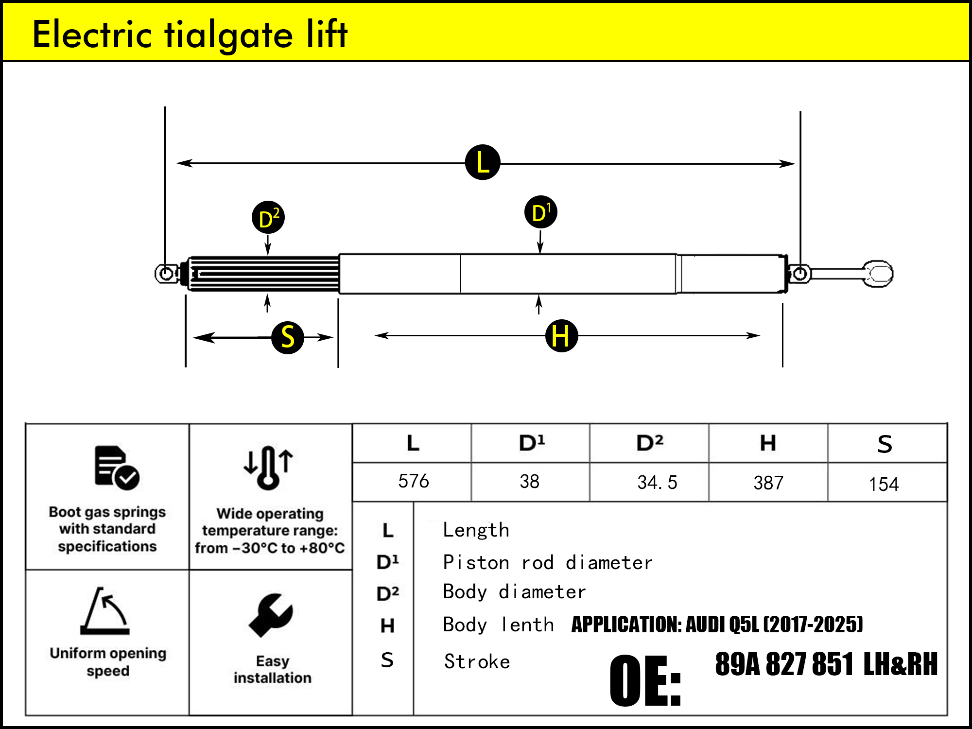 HL2393-AUDI Q5L FYB LH/RH（2016-2025）