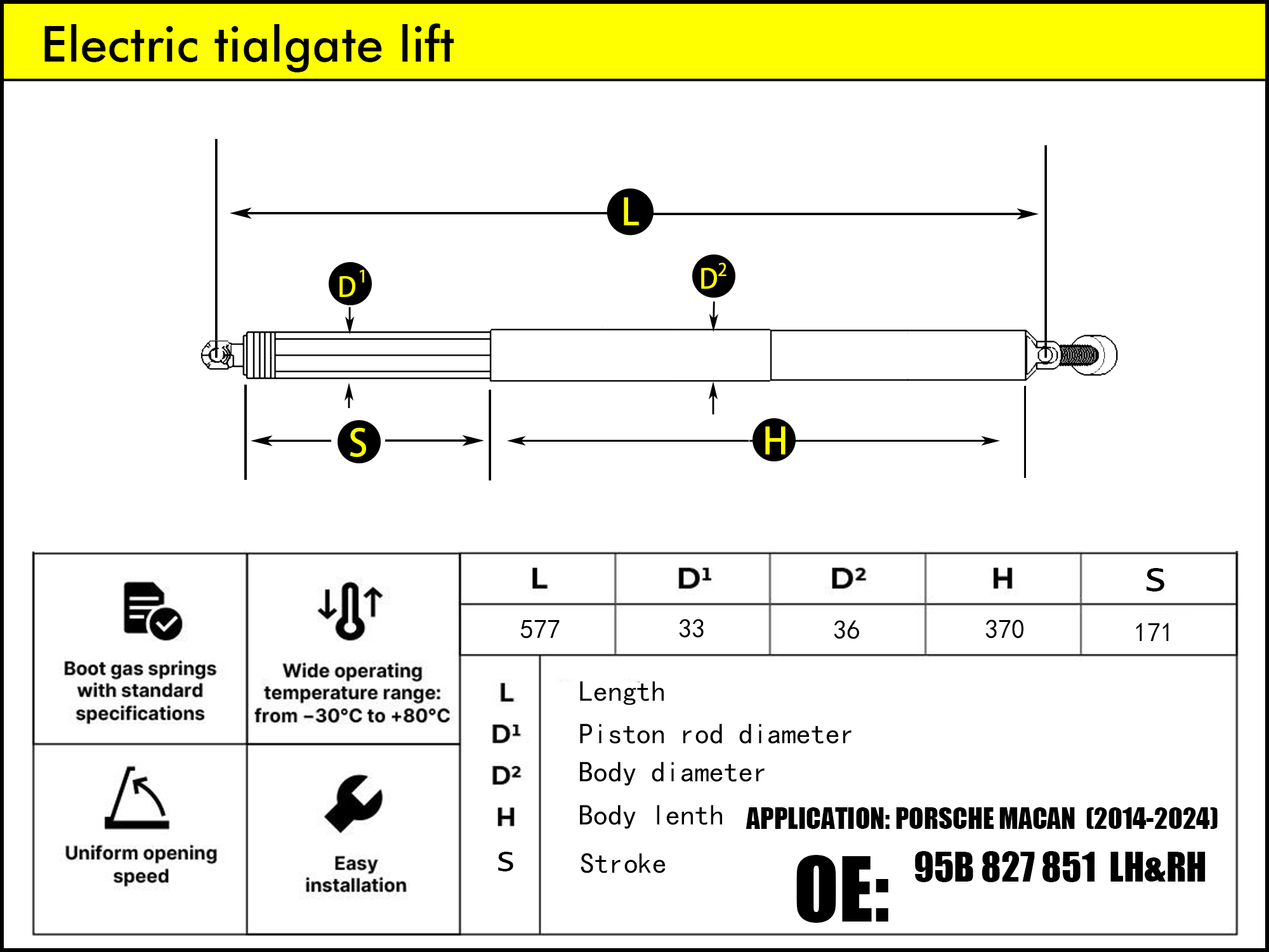 HL2030-Porsche Macan （2014-2024）