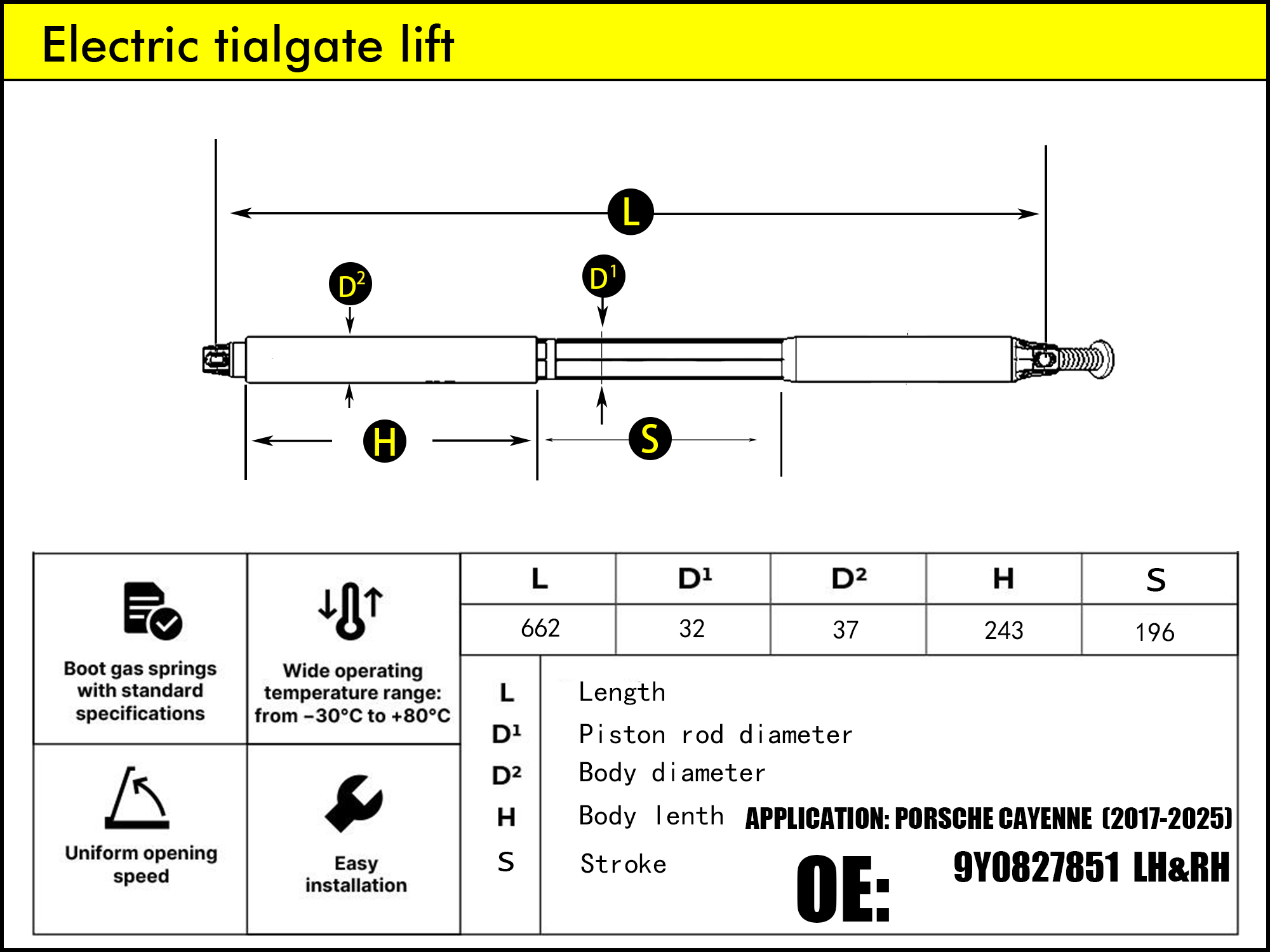 HL2029-Porsche Cayenne 9YA （2017-2025）