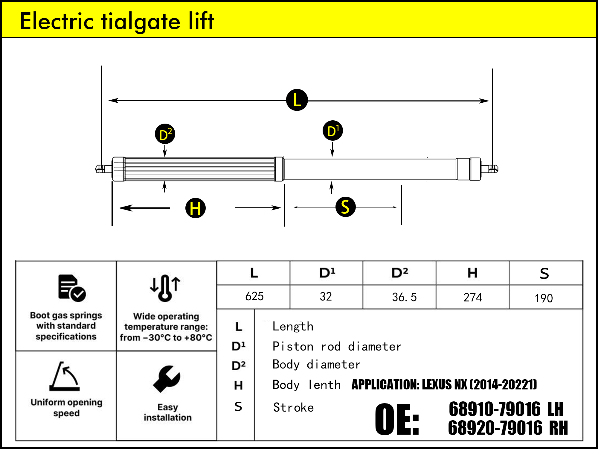 HL2676-LEXUS NX I AZ10 Without iron bracket RH（2018-2021）